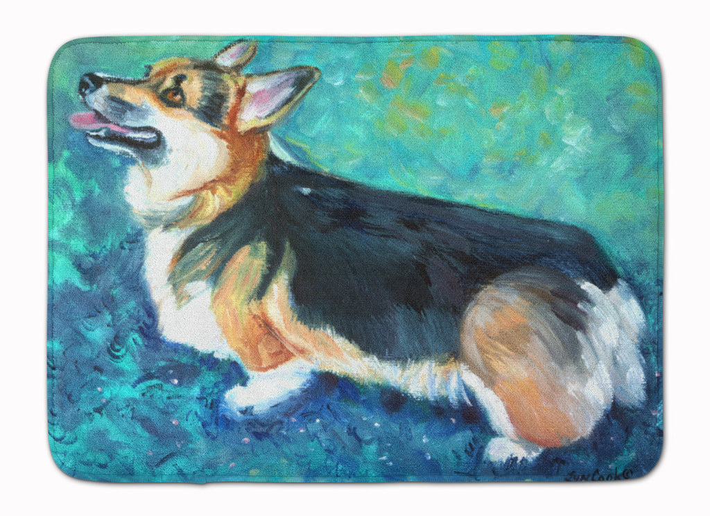Corgi Pembroke Memory Foam Kitchen Mat Machine Washable Anti-Fatigue Cushion Comfort Bath or Kitchen Rug