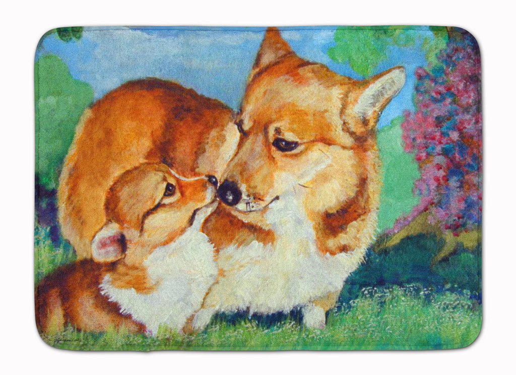 Corgi Momma's Love Memory Foam Kitchen Mat Machine Washable Anti-Fatigue Cushion Comfort Bath or Kitchen Rug