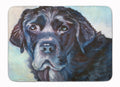 Black Labrador Face Memory Foam Kitchen Mat Machine Washable Anti-Fatigue Cushion Comfort Bath or Kitchen Rug