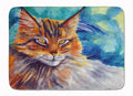 Maine Coon Cat Watching you Memory Foam Kitchen Mat Machine Washable Anti-Fatigue Cushion Comfort Bath or Kitchen Rug
