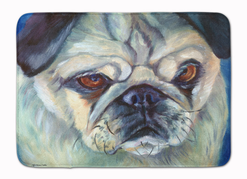 Pug in Thought Memory Foam Kitchen Mat Machine Washable Anti-Fatigue Cushion Comfort Bath or Kitchen Rug
