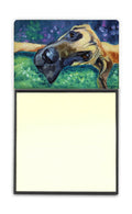 Great Dane Hard Day Watercolor Sticky Note Holder Refillable Dispenser Desk Accessory 3x3 Pad Gift