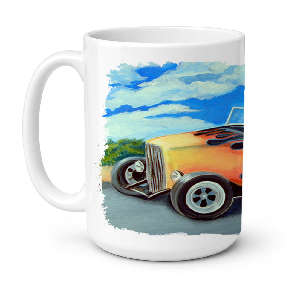 Great Dane Ceramic Coffee Mug 15 oz Decorative Large C Handle Mug Cup for Tea, Cocoa Hot Chocolate