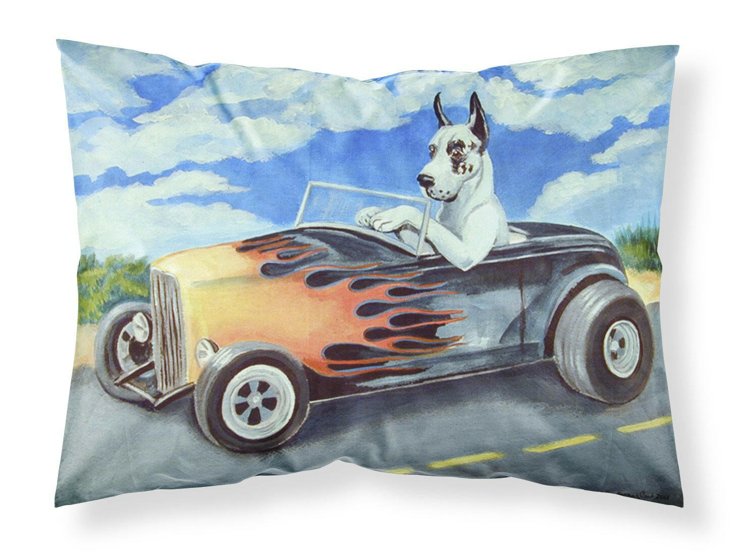 Great Dane Standard Pillowcase Lightweight Super Soft Easy Care Decorative Artwork Pillowcase, Standard