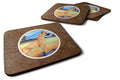 Great Dane Foam Coasters Set of 4 Cup Coasters for Indoor Outdoor, Tabletop Protection, Anti Slip, Mouse pad Material