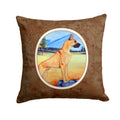 Great Dane Decorative Throw Pillow 14x14 Indoor Outdoor Accent Cushion, Fabric Cover with Insert for Sofa, Bed, Porch & Living Room