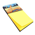 Great Dane Watercolor Sticky Note Holder Refillable Dispenser Desk Accessory 3x3 Pad Gift