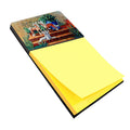 Chinese Crested  Watercolor Sticky Note Holder Refillable Dispenser Desk Accessory 3x3 Pad Gift