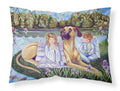Angels with Great Dane Standard Pillowcase Lightweight Super Soft Easy Care Decorative Artwork Pillowcase, Standard