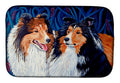Sheltie Dish Drying Mat Absorbent Dish Drying Mat Pad for Kitchen Counter Dish Drainer Mat for Countertop, 14 x 21", Multicolor
