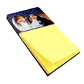 Sheltie Watercolor Sticky Note Holder Refillable Dispenser Desk Accessory 3x3 Pad Gift