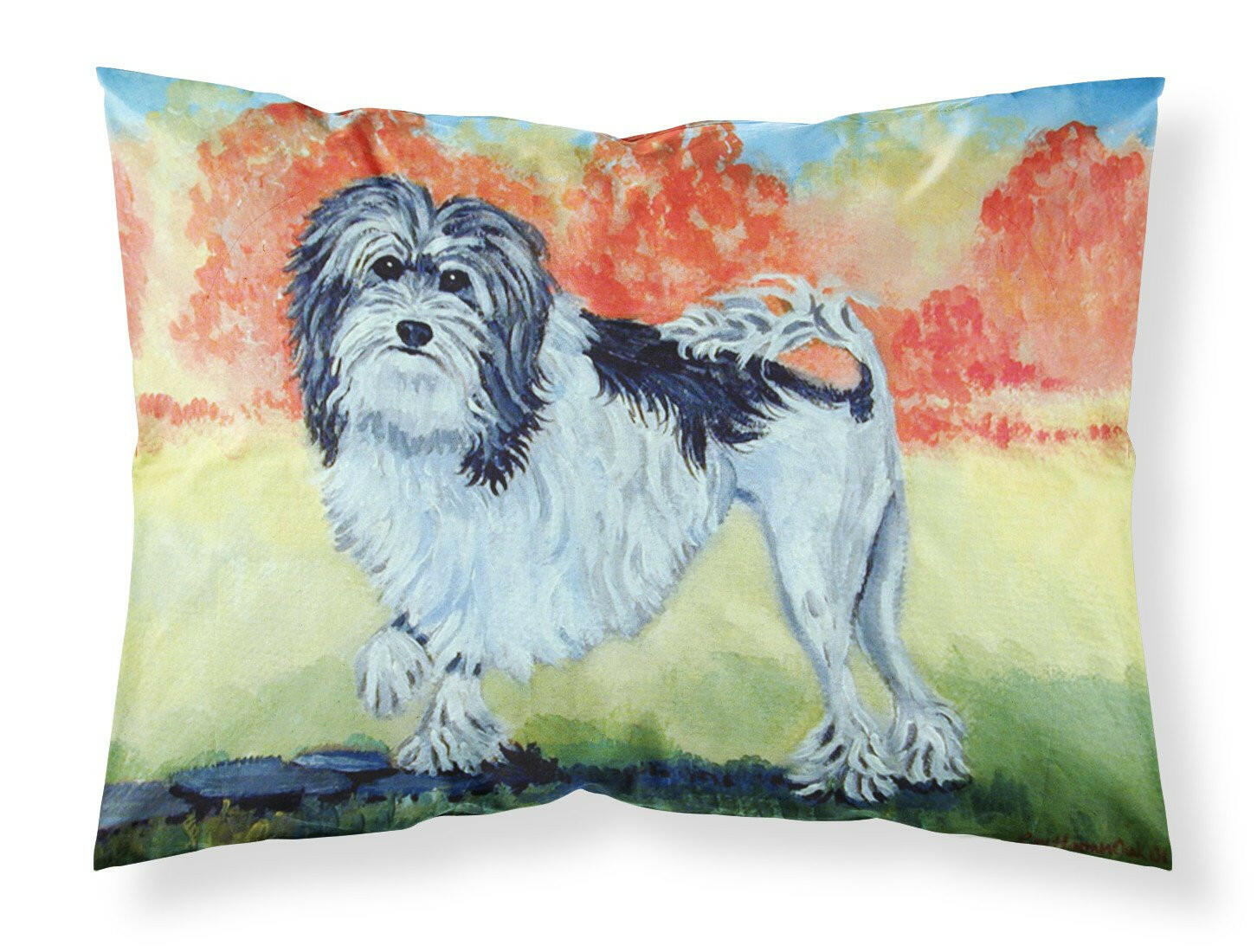 Lowchen Standard Pillowcase Lightweight Super Soft Easy Care Decorative Artwork Pillowcase, Standard