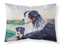 Australian Shepherd Standard Pillowcase Lightweight Super Soft Easy Care Decorative Artwork Pillowcase, Standard