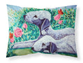 Bedlington Terrier Standard Pillowcase Lightweight Super Soft Easy Care Decorative Artwork Pillowcase, Standard