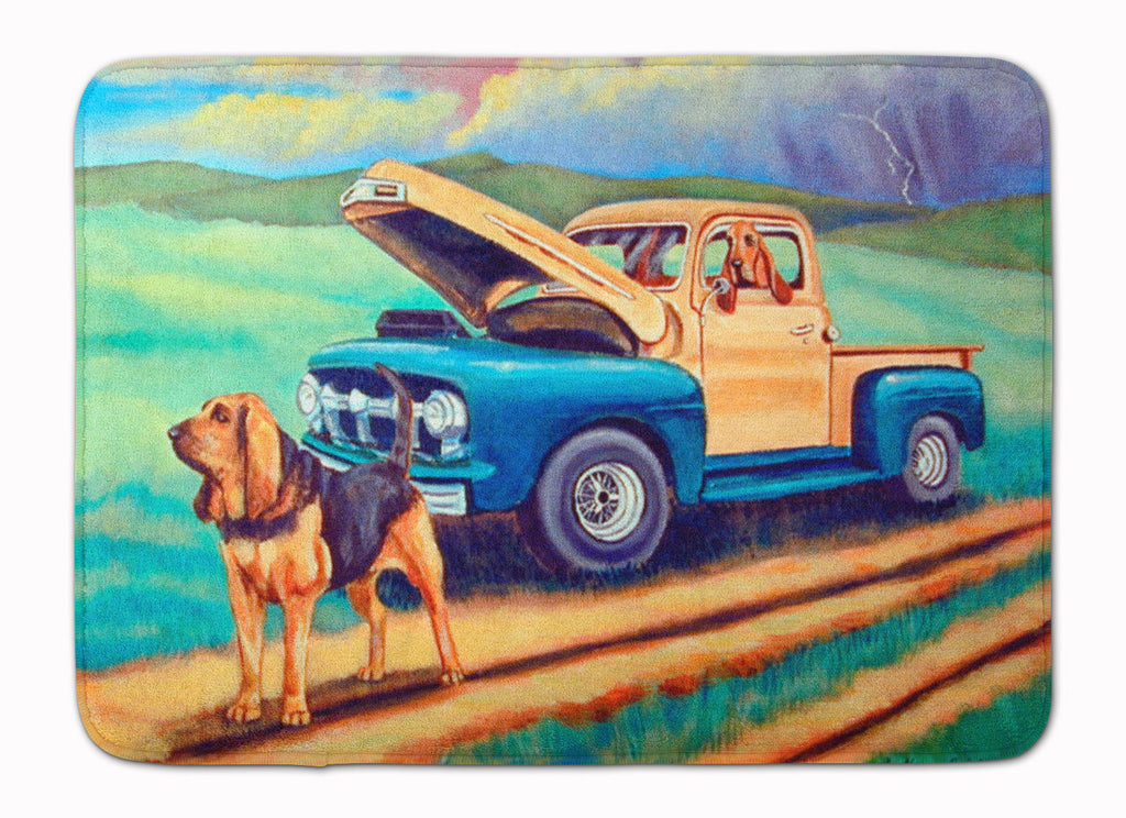 Bloodhound Memory Foam Kitchen Mat Machine Washable Anti-Fatigue Cushion Comfort Bath or Kitchen Rug