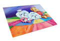 Maltese Cutting Board Tempered Glass Kitchen Cutting Surface, Heat Resistant Chopping, Non-Slip Feet, Food Prep & Serving
