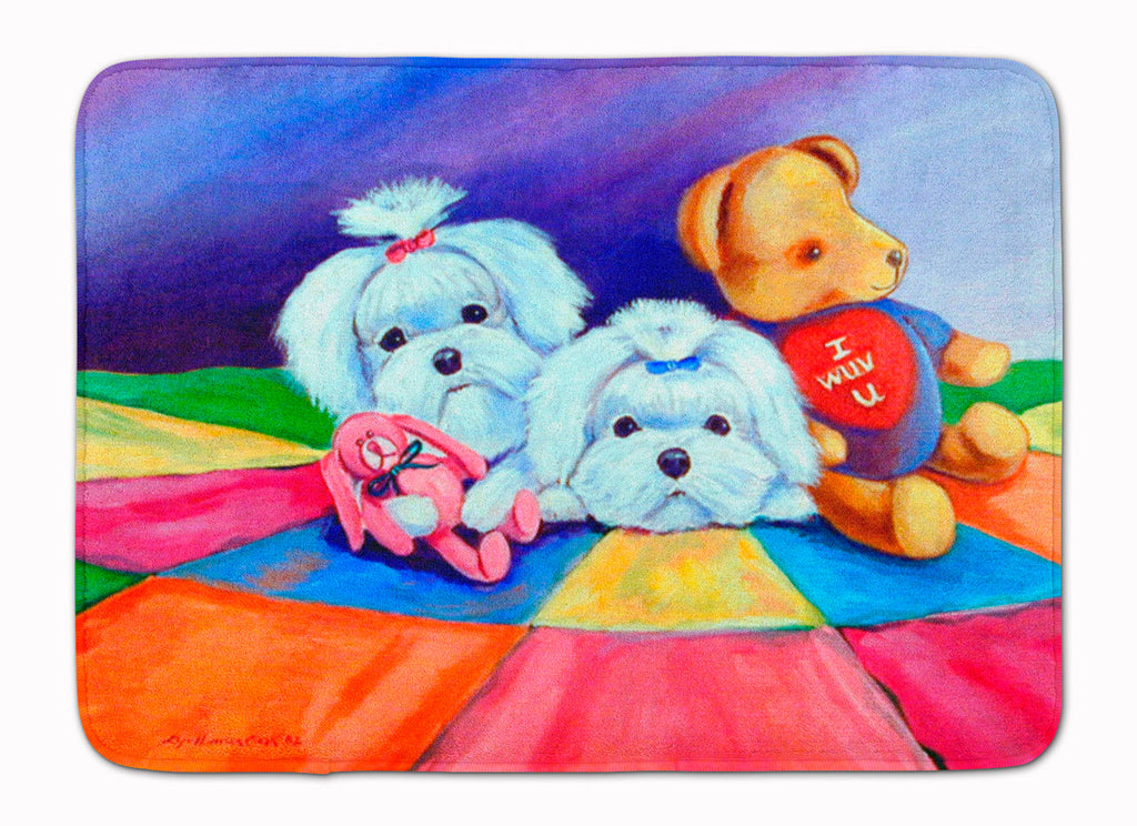Maltese Memory Foam Kitchen Mat Machine Washable Anti-Fatigue Cushion Comfort Bath or Kitchen Rug