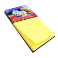 Maltese Watercolor Sticky Note Holder Refillable Dispenser Desk Accessory 3x3 Pad Gift