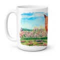 Min Pin Ceramic Coffee Mug 15 oz Decorative Large C Handle Mug Cup for Tea, Cocoa Hot Chocolate