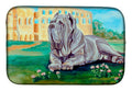 Neapolitan Mastiff Dish Drying Mat Absorbent Dish Drying Mat Pad for Kitchen Counter Dish Drainer Mat for Countertop, 14 x 21", Multicolor