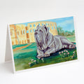 Neapolitan Mastiff Greeting Cards Pack of 8 Blank Cards with Envelopes Whimsical A7 Size 5x7