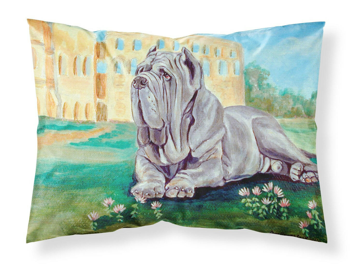 Neapolitan Mastiff Standard Pillowcase Lightweight Super Soft Easy Care Decorative Artwork Pillowcase, Standard