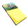 Neapolitan Mastiff Watercolor Sticky Note Holder Refillable Dispenser Desk Accessory 3x3 Pad Gift