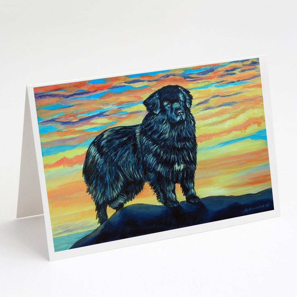 Newfoundland Greeting Cards Pack of 8 Blank Cards with Envelopes Whimsical A7 Size 5x7
