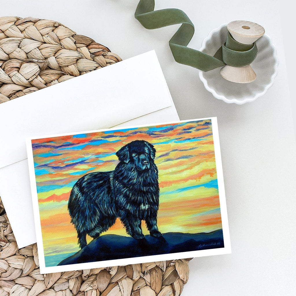 Newfoundland Greeting Cards Pack of 8 Blank Cards with Envelopes Whimsical A7 Size 5x7