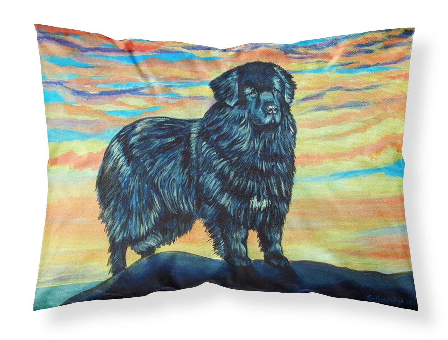 Newfoundland Standard Pillowcase Lightweight Super Soft Easy Care Decorative Artwork Pillowcase, Standard
