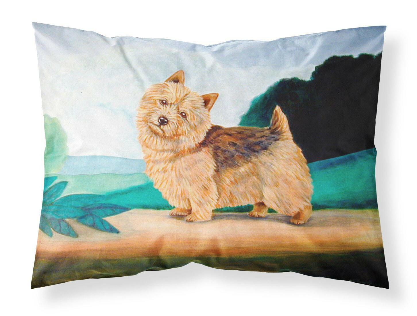 Norwich Terrier Standard Pillowcase Lightweight Super Soft Easy Care Decorative Artwork Pillowcase, Standard