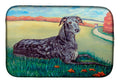 Scottish Deerhound Dish Drying Mat Absorbent Dish Drying Mat Pad for Kitchen Counter Dish Drainer Mat for Countertop, 14 x 21", Multicolor