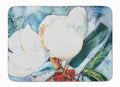 Flower - Magnolia Memory Foam Kitchen Mat Machine Washable Anti-Fatigue Cushion Comfort Bath or Kitchen Rug