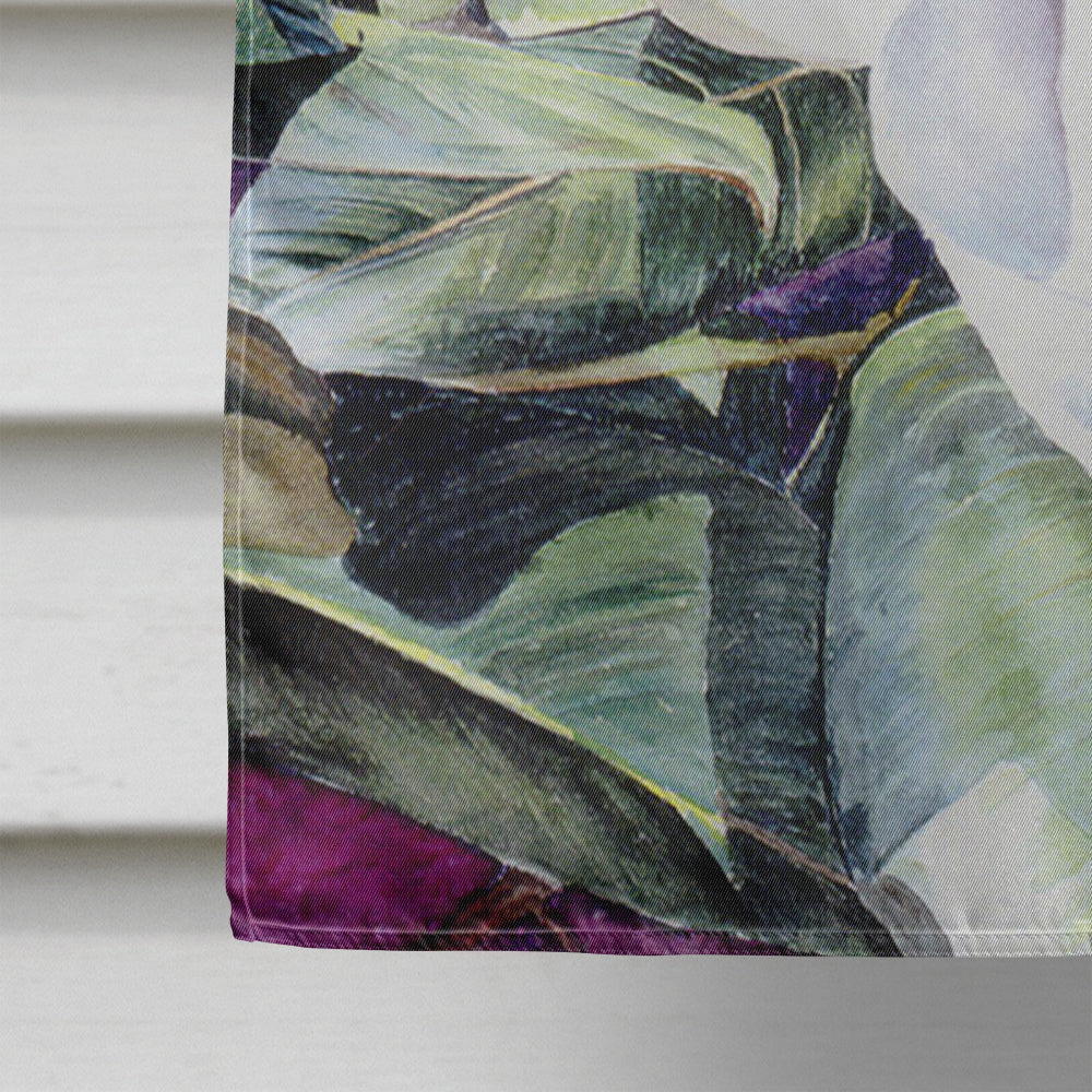Flower - Magnolia House Flag 28x40 Porch Sleeve Pole Decorative Outside Yard Banner Artwork Wall Hanging, Polyester