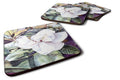 Flower - Magnolia Foam Coasters Set of 4 Cup Coasters for Indoor Outdoor, Tabletop Protection, Anti Slip, Mouse pad Material
