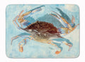 Blue Crab Memory Foam Kitchen Mat Machine Washable Anti-Fatigue Cushion Comfort Bath or Kitchen Rug