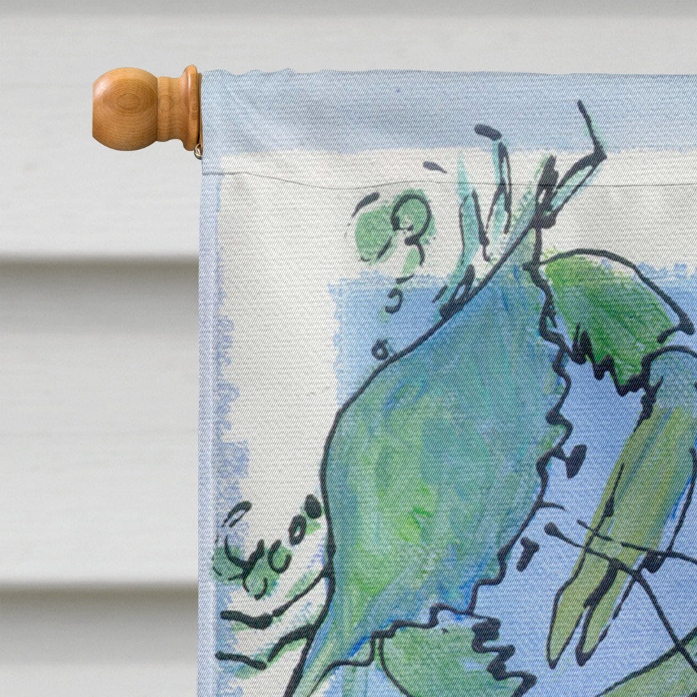 Pelican Shrimp and Crab House Flag 28x40 Porch Sleeve Pole Decorative Outside Yard Banner Artwork Wall Hanging, Polyester