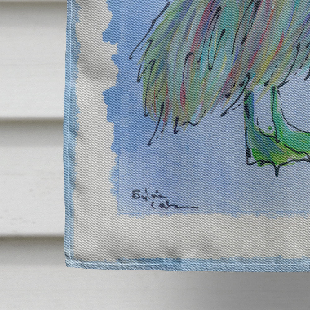 Pelican Shrimp and Crab House Flag 28x40 Porch Sleeve Pole Decorative Outside Yard Banner Artwork Wall Hanging, Polyester