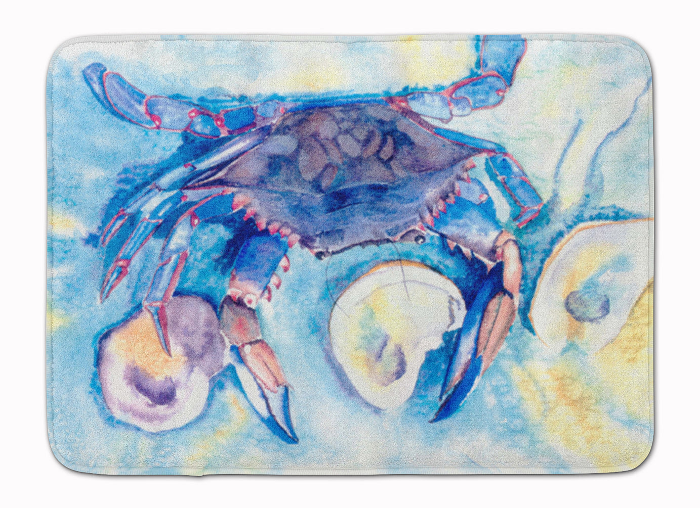 Crab   Memory Foam Kitchen Mat Machine Washable Anti-Fatigue Cushion Comfort Bath or Kitchen Rug