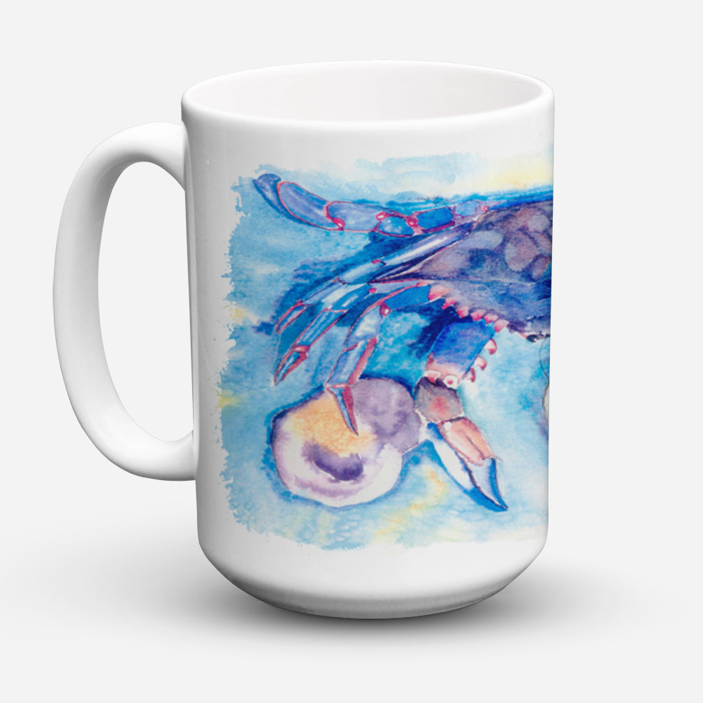 Crab   Ceramic Coffee Mug 15 oz Decorative Large C Handle Mug Cup for Tea, Cocoa Hot Chocolate