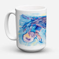 Crab   Ceramic Coffee Mug 15 oz Decorative Large C Handle Mug Cup for Tea, Cocoa Hot Chocolate