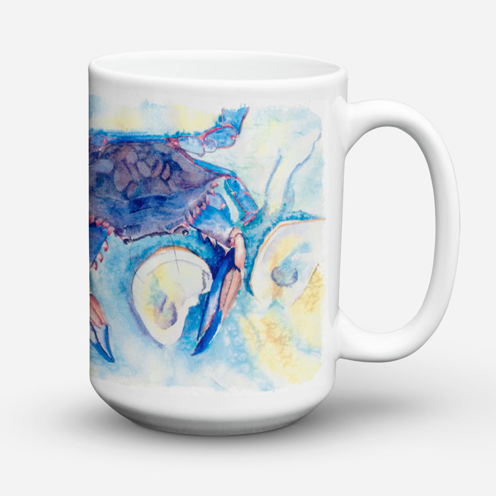 Crab   Ceramic Coffee Mug 15 oz Decorative Large C Handle Mug Cup for Tea, Cocoa Hot Chocolate