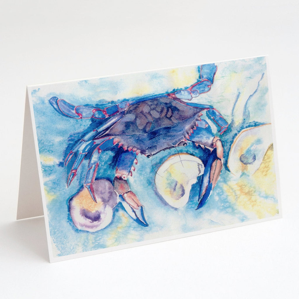 Crab   Greeting Cards Pack of 8 Blank Cards with Envelopes Whimsical A7 Size 5x7