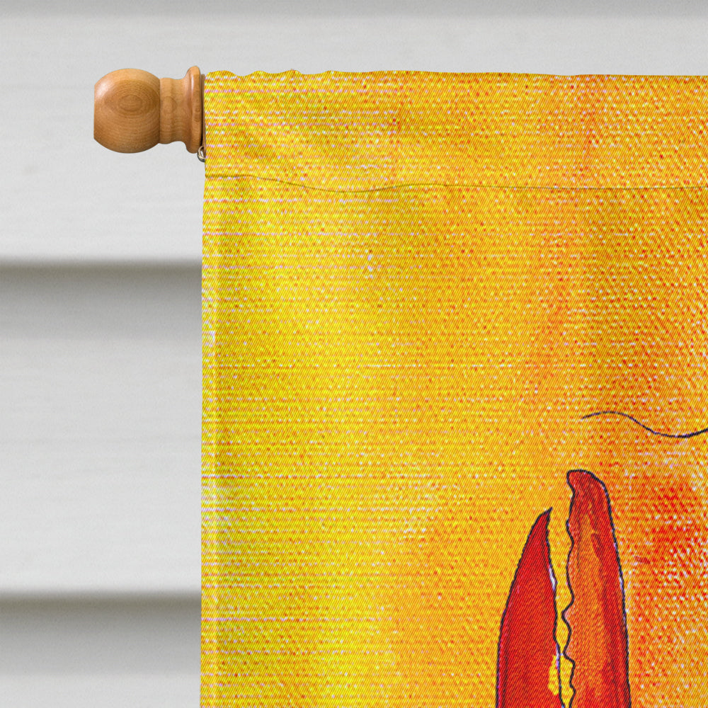 Crawfish House Flag 28x40 Porch Sleeve Pole Decorative Outside Yard Banner Artwork Wall Hanging, Polyester