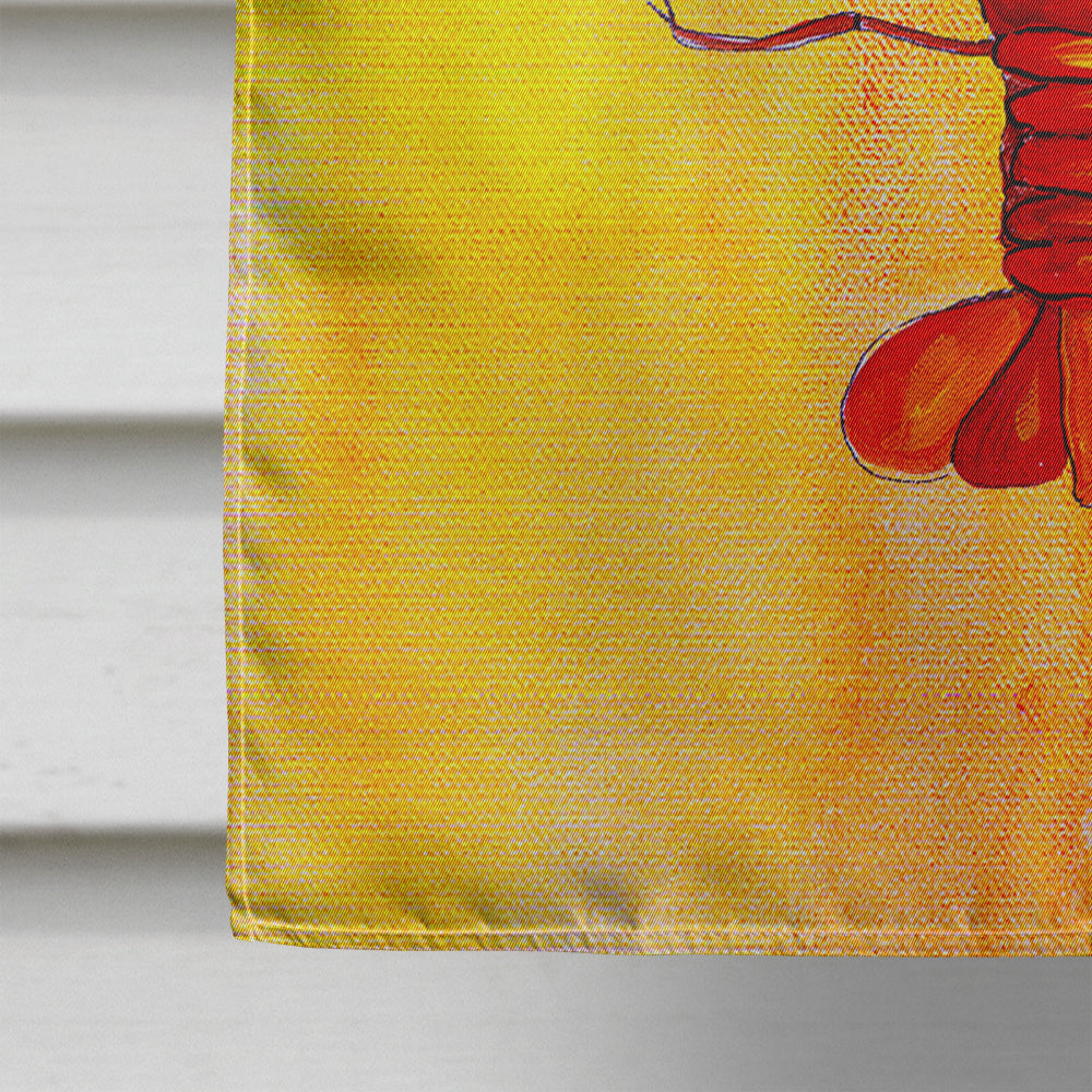 Crawfish House Flag 28x40 Porch Sleeve Pole Decorative Outside Yard Banner Artwork Wall Hanging, Polyester