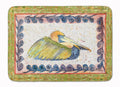Bird - Pelican Memory Foam Kitchen Mat Machine Washable Anti-Fatigue Cushion Comfort Bath or Kitchen Rug
