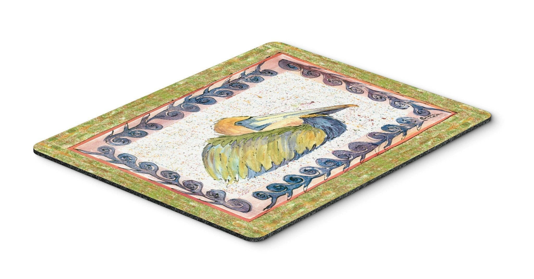 Bird - Pelican Mouse Pad, Heat Resistant Trivet Hot Pad , Non Slip Rubber Desk Mat, Kitchen Counter Protector, Home Office Decor Gift