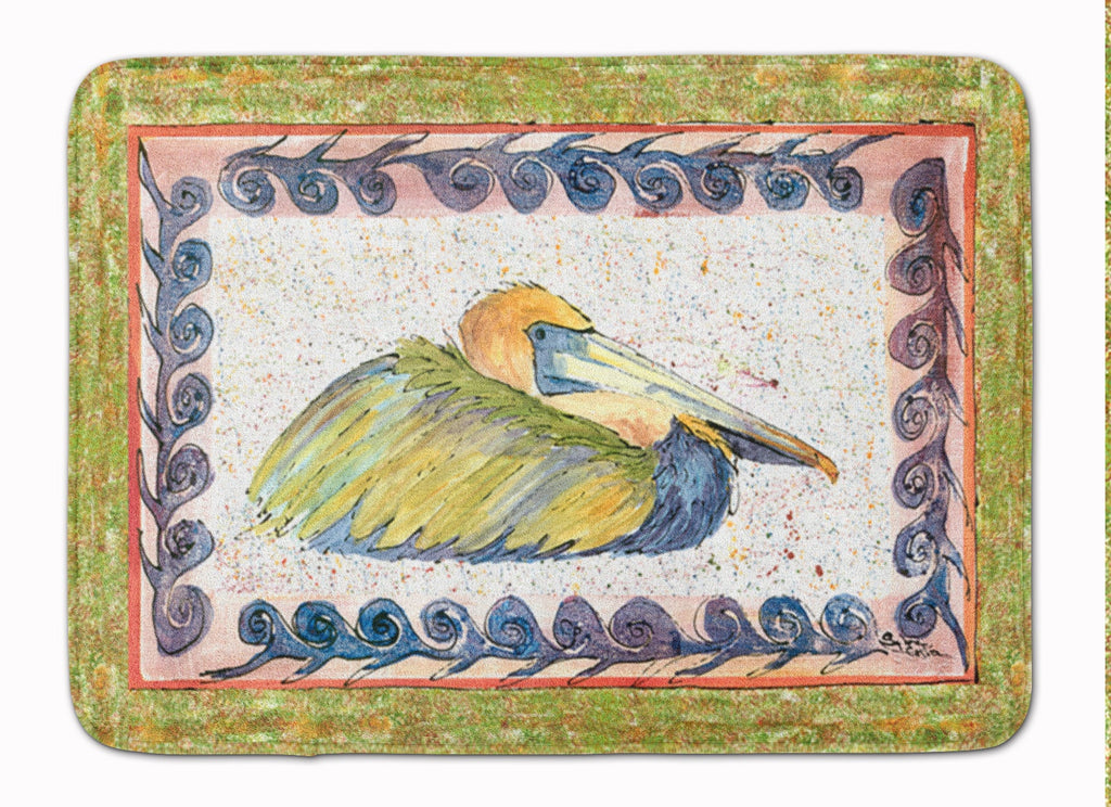 Bird - Pelican Memory Foam Kitchen Mat Machine Washable Anti-Fatigue Cushion Comfort Bath or Kitchen Rug