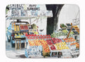 Fruit Stand Memory Foam Kitchen Mat Machine Washable Anti-Fatigue Cushion Comfort Bath or Kitchen Rug