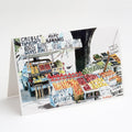 Fruit Stand Greeting Cards Pack of 8 Blank Cards with Envelopes Whimsical A7 Size 5x7